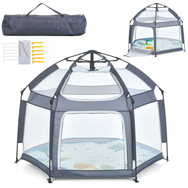 Дитячий манеж MR 1512 Silver Mist 146×127×110 см (MR 1512 Silver Mist)