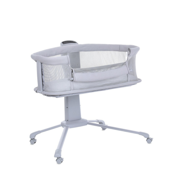 Дитяче ліжечко-люлька 3 в 1 Mastela 3378 приставна, музика, таймер, москітна сітка, білий (3378)