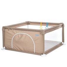 Дитячий манеж MR 1339-BG, бежевий, ширина з ніжками 132 см (MR 1339-BG)