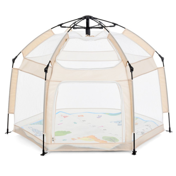 Дитячий манеж MR 1512 Ivory Beige 146×127×110 см (MR 1512 Ivory Beige)