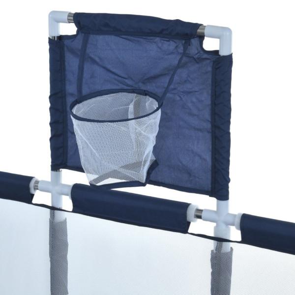 Дитяче ліжко-манеж MR 1338-BL, з баскетбольним кільцем (MR 1338-BL)