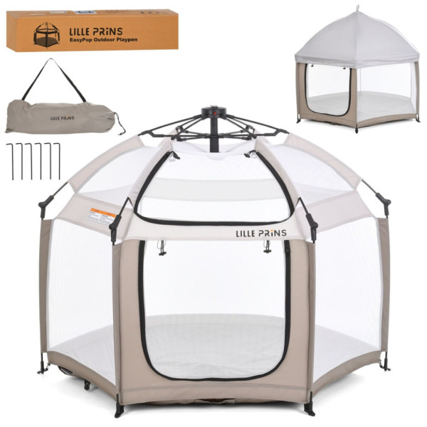 Дитяча платка манеж MR 1515 Cashmere Beige 140х124х110 см (MR 1515 Cashmere Beige)