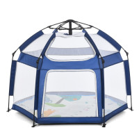 Дитячий манеж MR 1512 Sapphire Blue 146×127×110 см (MR 1512 Sapphire Blue)