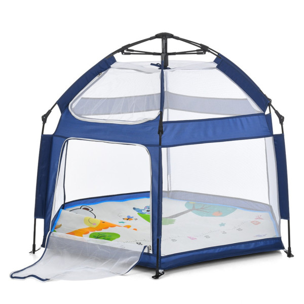 Дитячий манеж MR 1512 Sapphire Blue 146×127×110 см (MR 1512 Sapphire Blue)