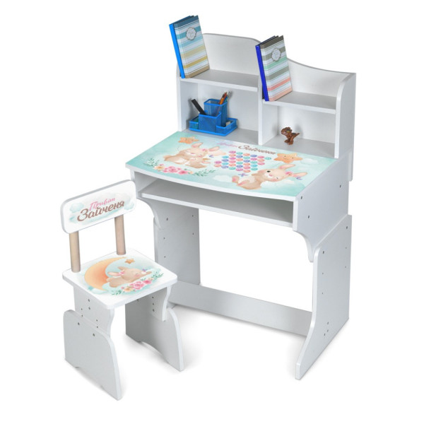 Детская Парта M 904-13 высота 3 положения, со стульчиком(M 904-13)