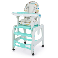 Стульчик для кормления Bambi M 1563 Animal Mint