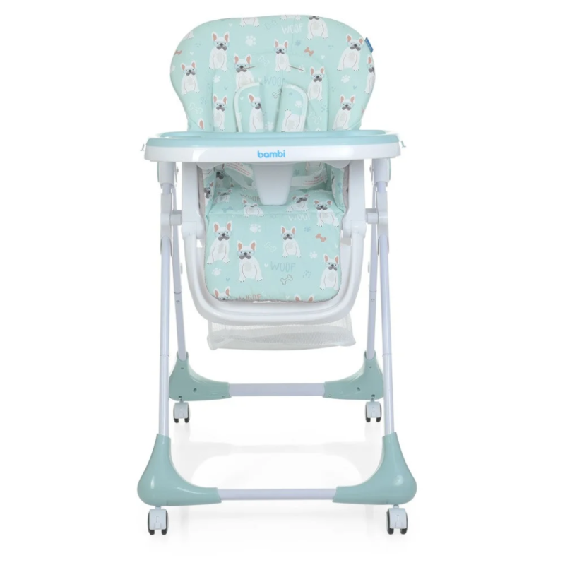 Стульчик для кормления Bambi M 3233 Puppy Boy Blue