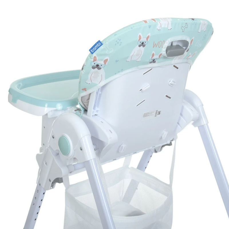 Стульчик для кормления Bambi M 3233 Puppy Boy Blue