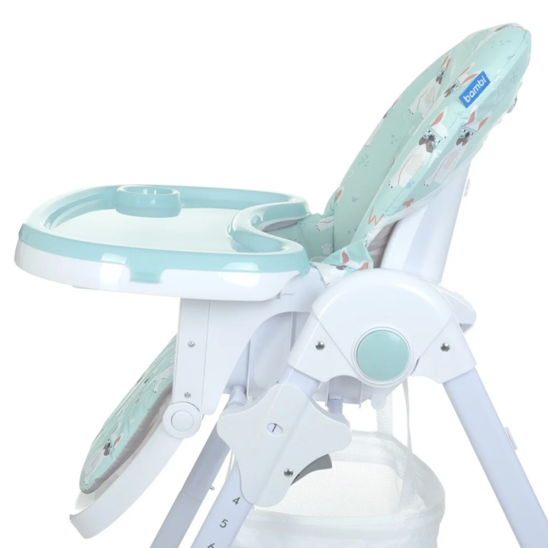Стульчик для кормления Bambi M 3233 Puppy Boy Blue