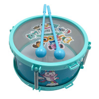 Дитяча іграшка Барабан 168-15C(Turquoise) палички 2 шт 20 см (168-15C(Turquoise))