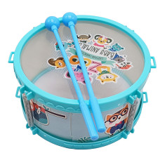 Дитяча іграшка Барабан 168-14C(Turquoiuse) палички 2 шт 20см (168-14C(Turquoiuse))