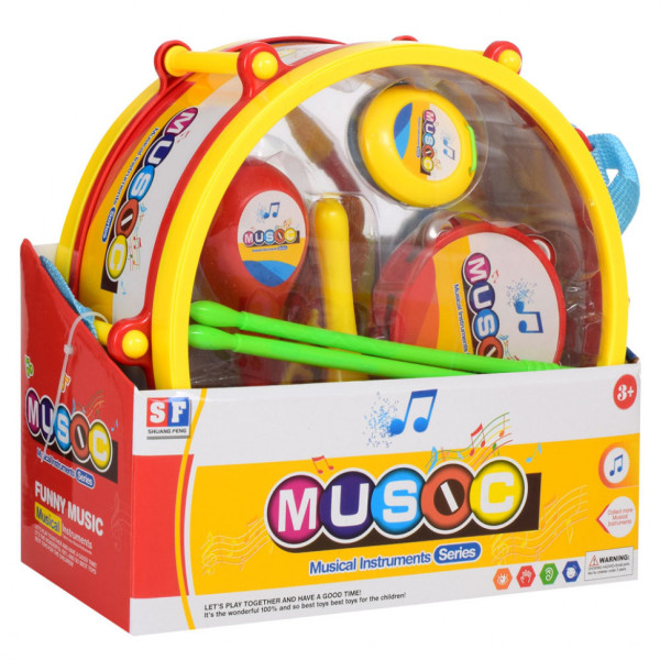 Іграшкові музичні інструменти SF8133AB з барабаном