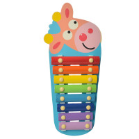 Детская игрушка Ксилофон WW-189 деревянный Коровка(WW-189-2)