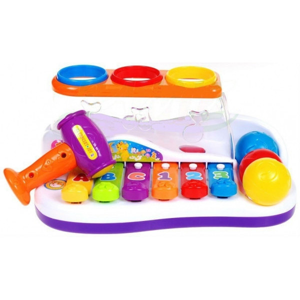 Розвиваючий ксилофон логіка 9199-856 з молотком