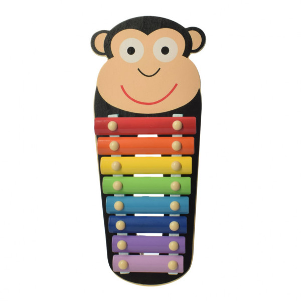 Детская игрушка Ксилофон WW-189 деревянный Обезьяна(WW-189-1)