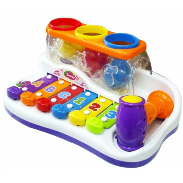 Розвиваючий ксилофон логіка 9199-856 з молотком