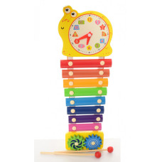 Детская игрушка Ксилофон MD 2170 деревянный Улитка(MD 2170-2)