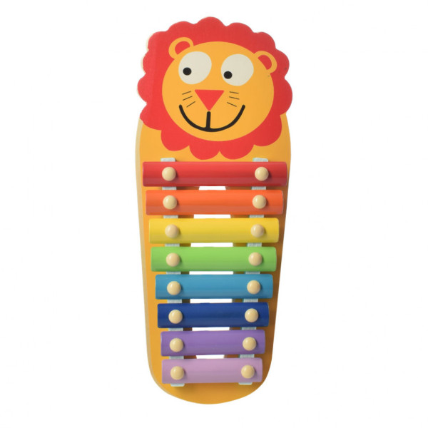 Детская игрушка Ксилофон WW-189 деревянный Лев(WW-189-3)