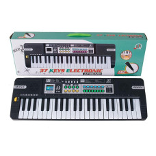 Дитяча музична іграшка "Синтезатор" MQ-3754, 37 клавіш, мікрофон, звуки тварин (MQ-3754)