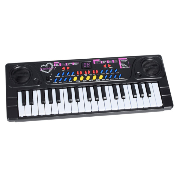 Дитяча музична іграшка "Синтезатор" SYL-8201, 37 клавіш, мікрофон, музика, запис (SYL-8201)