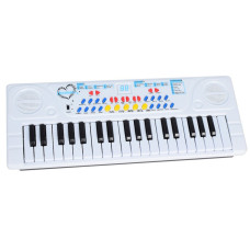 Дитяча музична іграшка "Синтезатор" SYL-8201B 37 клавіш, мікрофон, музика, запис (SYL-8201B)
