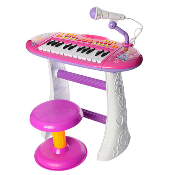 Дитячий синтезатор на ніжках BB383BD зі стільчиком