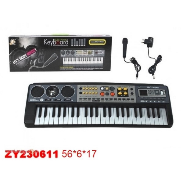 Дитячий орган MQ4911 із мікрофоном, зарядка