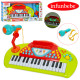 Детское игровое пианино LML7710(Red) с микрофоном
