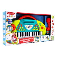 Дитяче ігрове піаніно LML7710(Turquoise) із мікрофоном