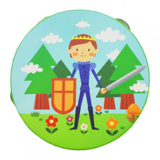 Дерев'яна іграшка Бубен MD 0367 15 см  Принц (MD 0367-4)