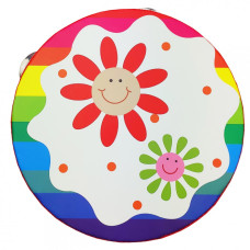 Деревянная игрушка Бубен MD 0367  15 см  Солнышки-Цветочки(MD 0367-10)