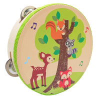 Дерев'яна іграшка Бубон "Тварини" MD 0367-37 діаметр 15 см (MD 0367-37)