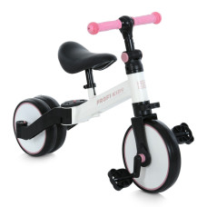 Дитячий велосипед-біговел MBB 1008 white pink 10 дюймів (MBB 1008 white pink)