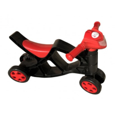 Дитячий біговел Мінібайк 0136/02 чорний з червоним (0136/02)