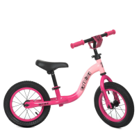 Біговел дитячий Profi Kids ML1201A-5 рожево-фіолетовий, 12 дюймів Біговел дитячий Profi Kids ML1201A-5 рожево-фіолетовий, 12 дюймів