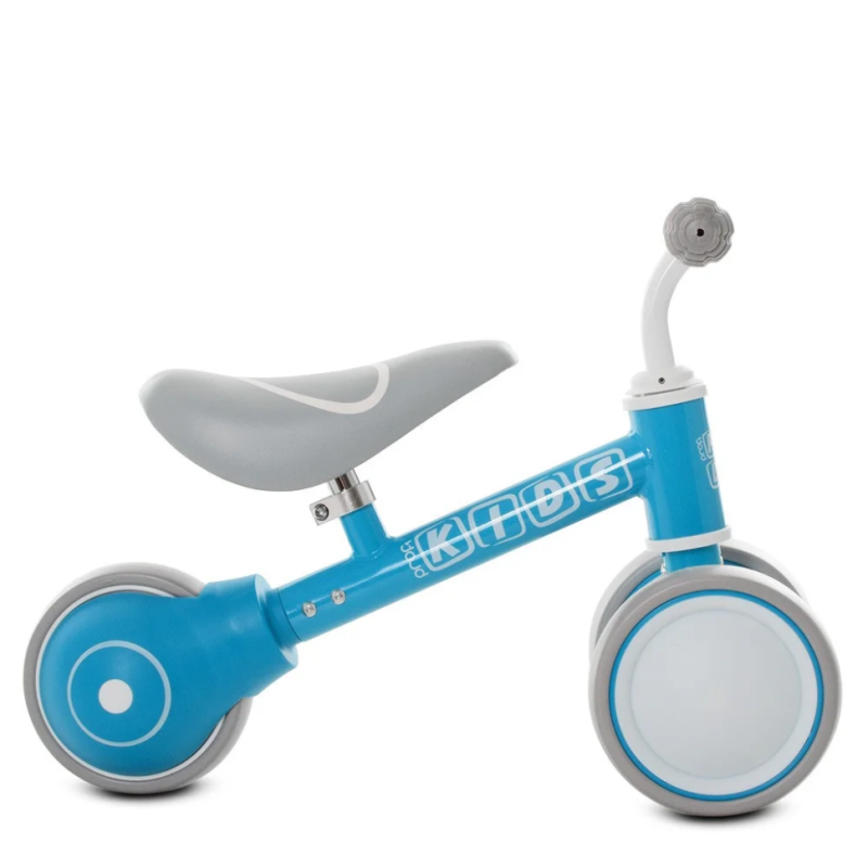 Беговел детский "KIDS" PROF1 М 5461-3 7д. 3кол., EVA/PРпласт, голубой