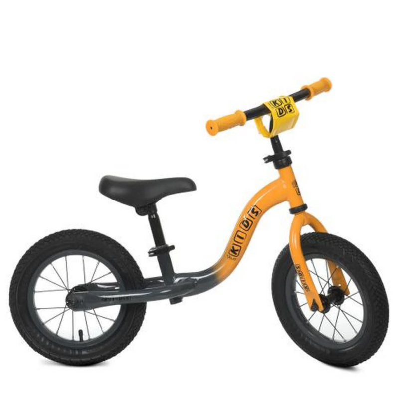 Біговел дитячий Profi Kids ML1201A-7 гірчично-графітний, 12 дюймів Біговел дитячий Profi Kids ML1201A-7 гірчично-графітний, 12 дюймів