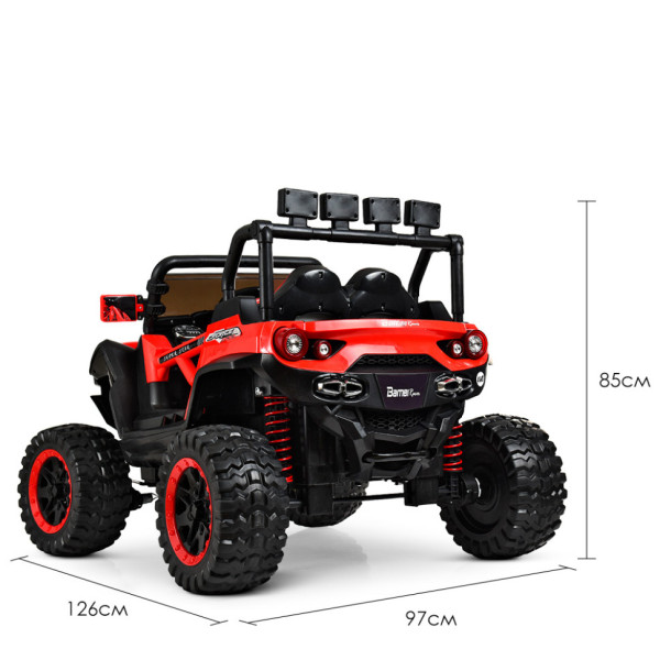 Електромобіль дитячий Джип M 3804EBLR-3 з музикою та світлом (M 3804EBLR-3)