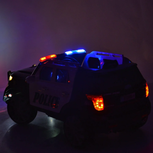 Дитячий електромобіль Джип Bambi M 3259EBLR-1-2, р/у, Чорно-білий (M 3259EBLR-1-2)