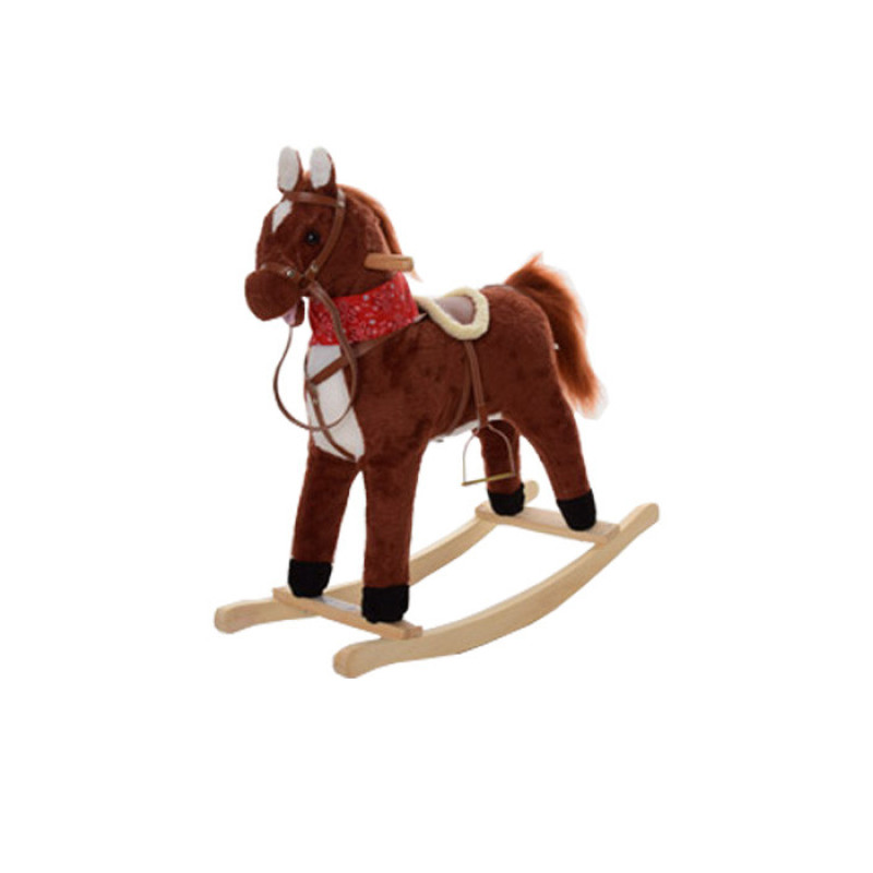 Дитяча конячка качалка MP 0086-3 з музикою