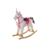 Детская качалка единорог MP 0087-1 музыкальная