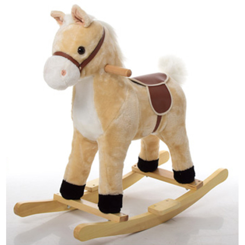 Дитяча конячка качалка MP 0080 зі звуком Дитяча конячка качалка MP 0080 зі звуком