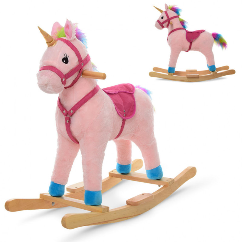 Дитяча гойдалка Єдиноріг MP 1889 з музикою Дитяча гойдалка Єдиноріг MP 1889 з музикою