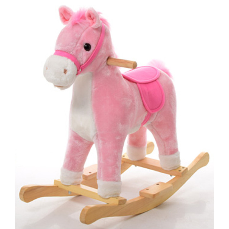 Дитяча конячка качалка MP 0080 зі звуком