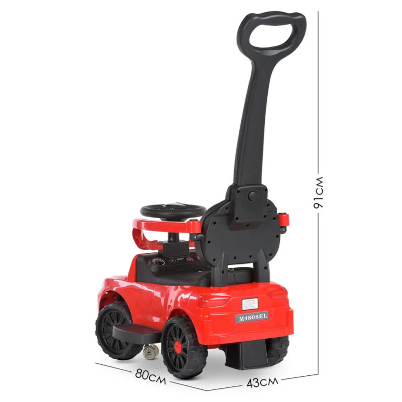 Каталка-толокар Bambi Racer M 4808EL-3 красный 2 в 1 Каталка-толокар Bambi Racer M 4808EL-3 красный 2 в 1