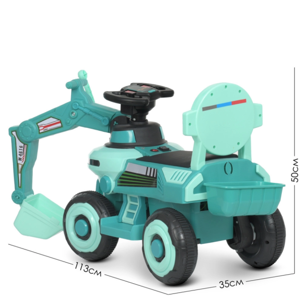 Трактор Bambi M 4616L-5 Зелений 2 в 1