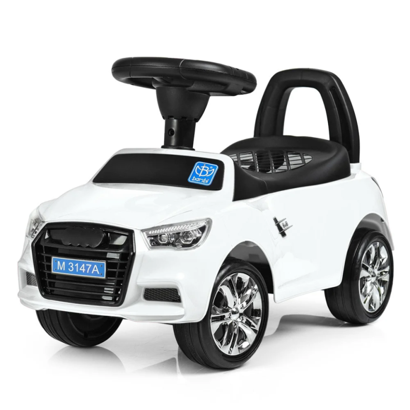 Каталка-толокар Bambi M 3147A-1 Білий музичний Каталка-толокар Bambi M 3147A-1 Білий музичний