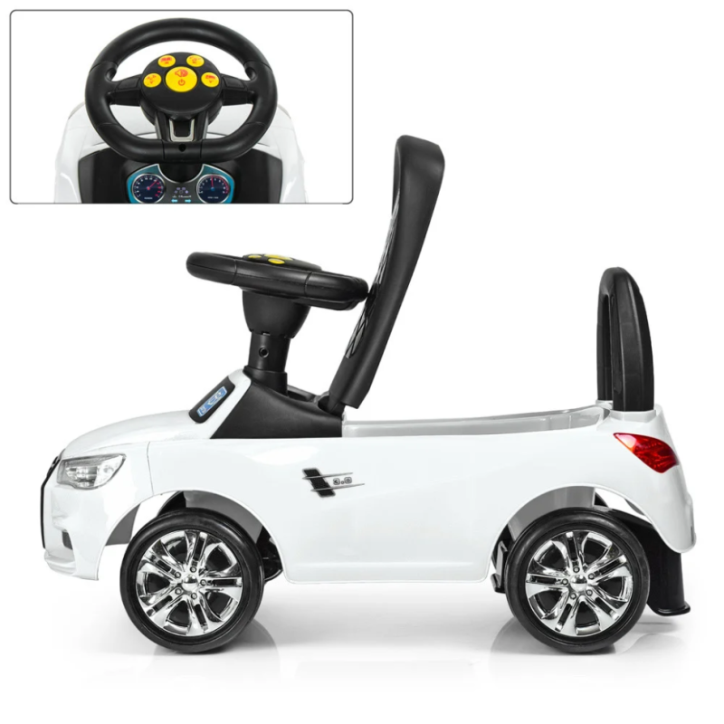 Каталка-толокар Bambi M 3147A-1 Білий музичний Каталка-толокар Bambi M 3147A-1 Білий музичний