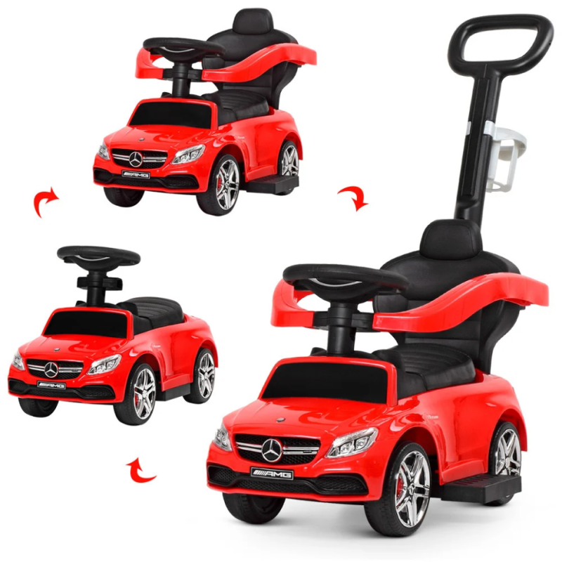 Каталка-толокар Metr+ 639-3 Красный 2 в 1 Каталка-толокар Metr+ 639-3 Красный 2 в 1