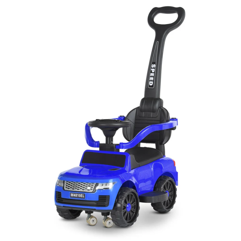 Каталка-толокар Bambi Racer M 4810EL-4 синий 2-в-1 Каталка-толокар Bambi Racer M 4810EL-4 синий 2-в-1